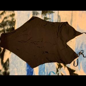 One piece bathing suit.